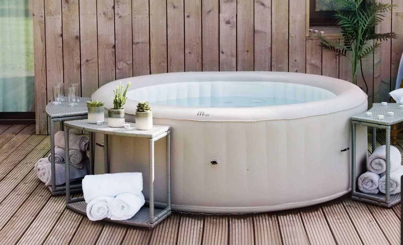 Mspa Bristol 8 osobowe Jacuzzi ogrodowe dmuchane 224cm Ozon UVC PTC