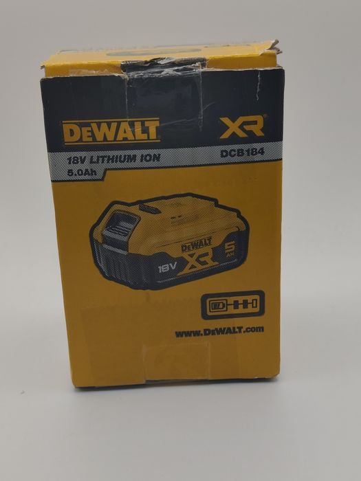 Bateria DeWalt DCB184 18v 5ah od Halogsm Zgierz.