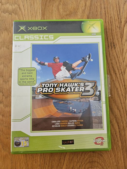 Gra tony hawks PRO skater III Xbox