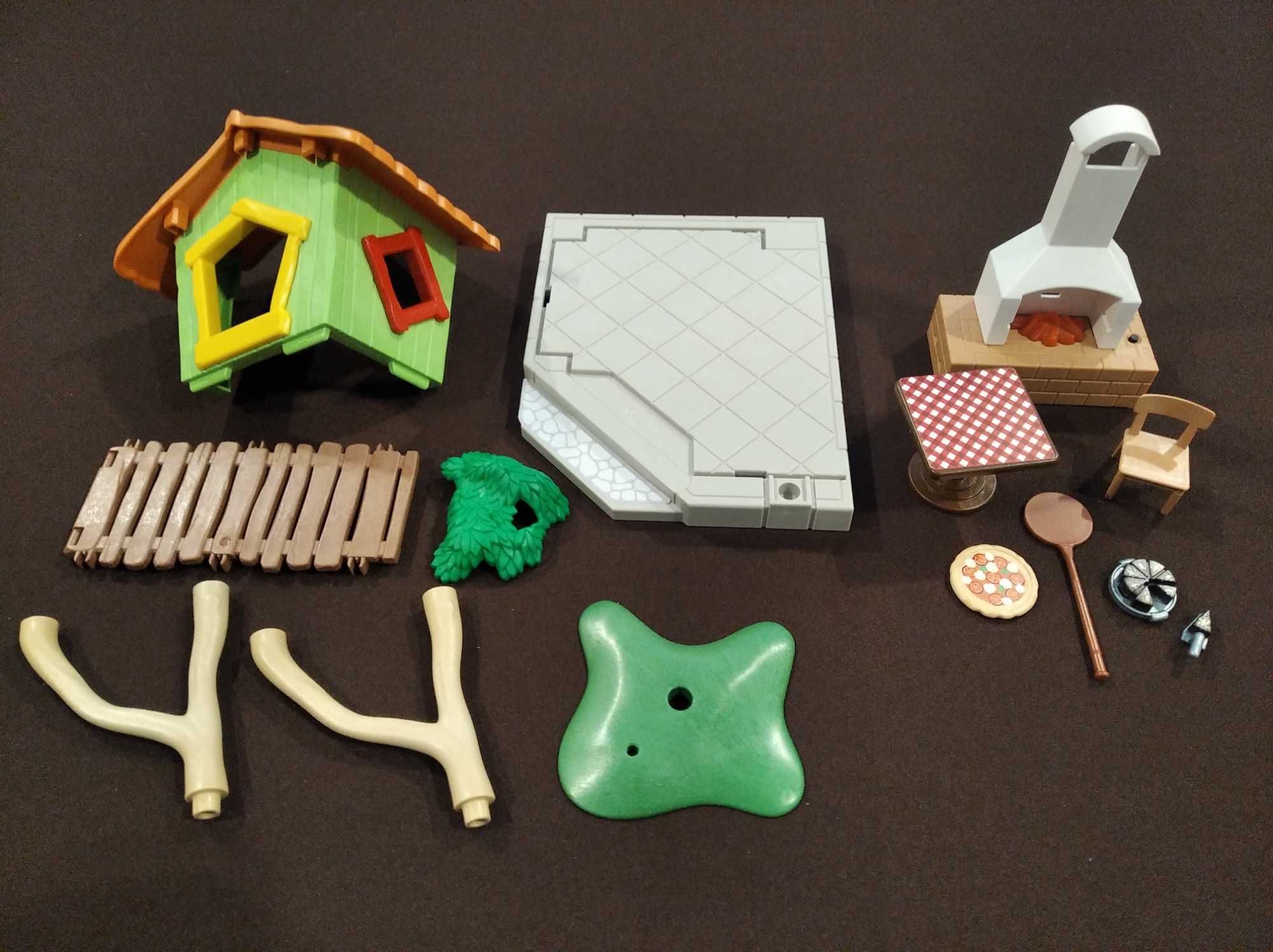 Playmobil: peças de reposição escola, pizzaria, etc.