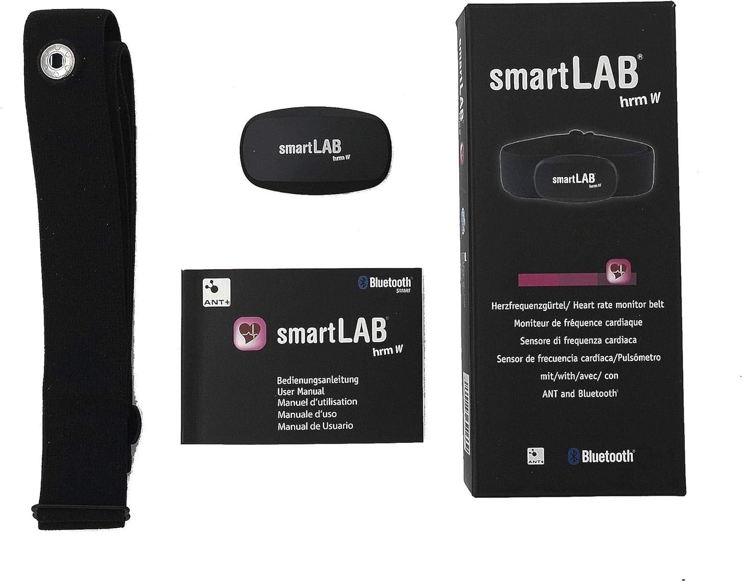 smartLAB HRM W Pasek na klatkę piersiową Pulsometr – Bluetooth i ANT+