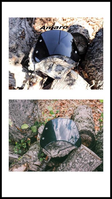 Viseira para Farol de Moto Estilo Cafe Racer e Scrambler (2 Cores) Nº2