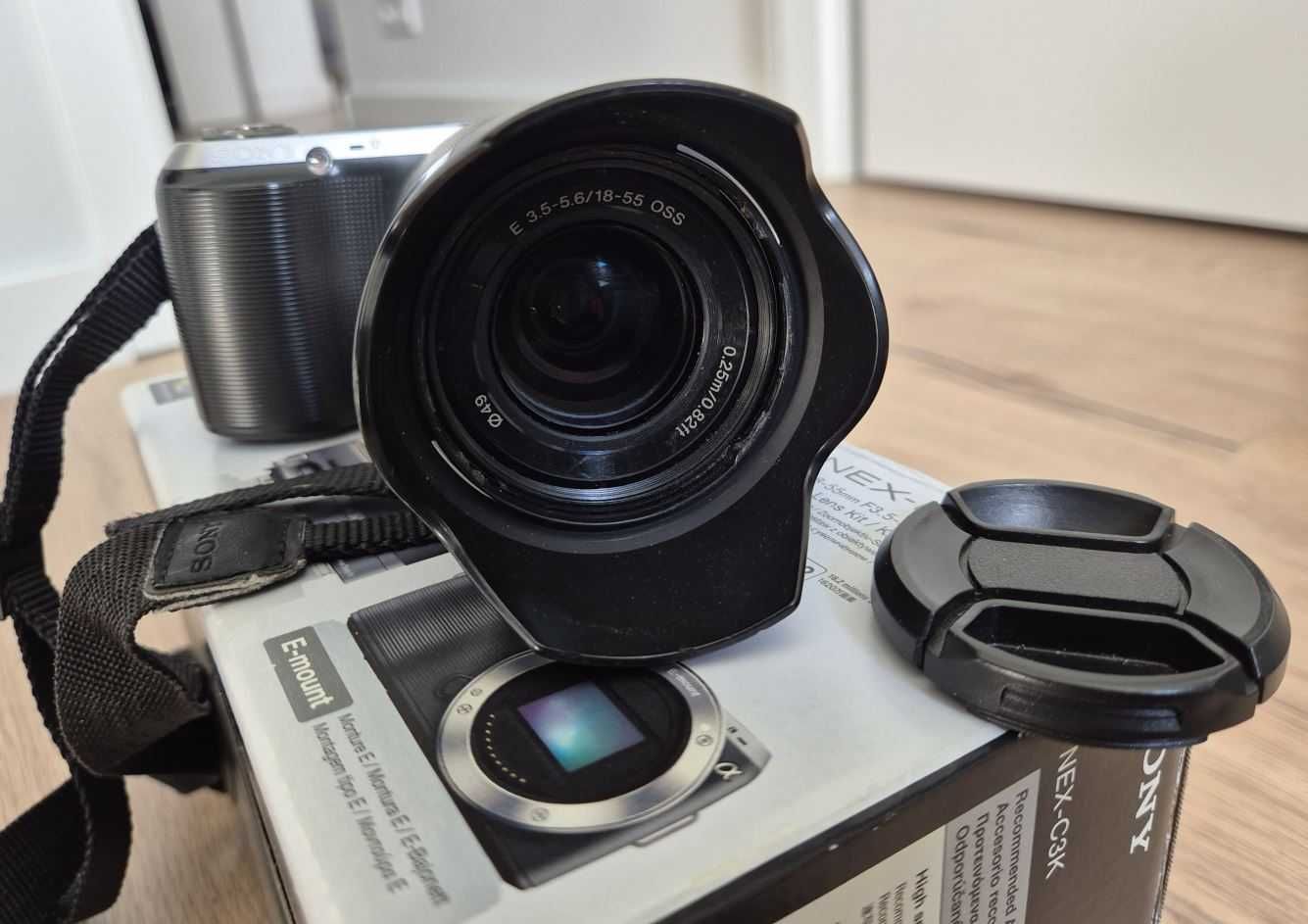 Aparat SONY NEX-C3 + torba E 3.5-5.6 / 18-55 OSS 0,25m/0,82ft