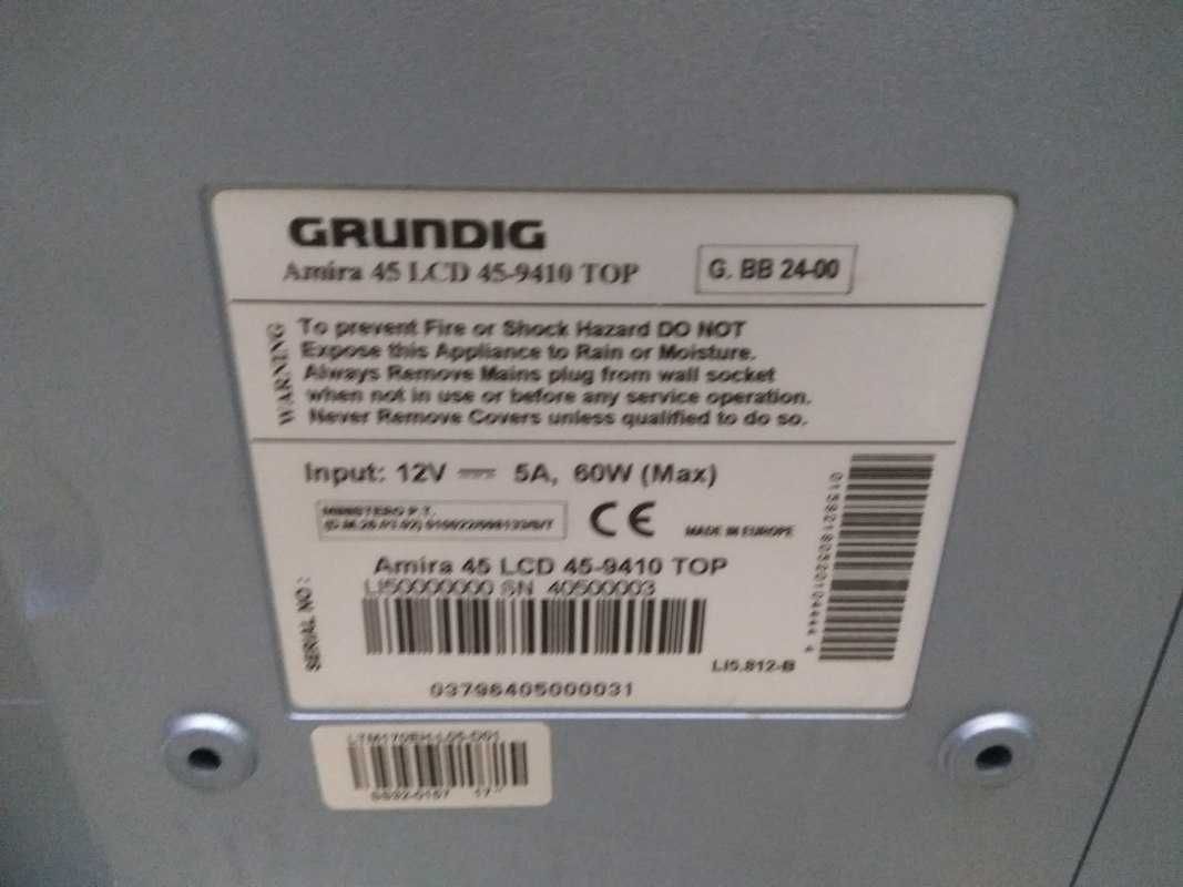 17 дюймовый монитор - телевизор Grundig.