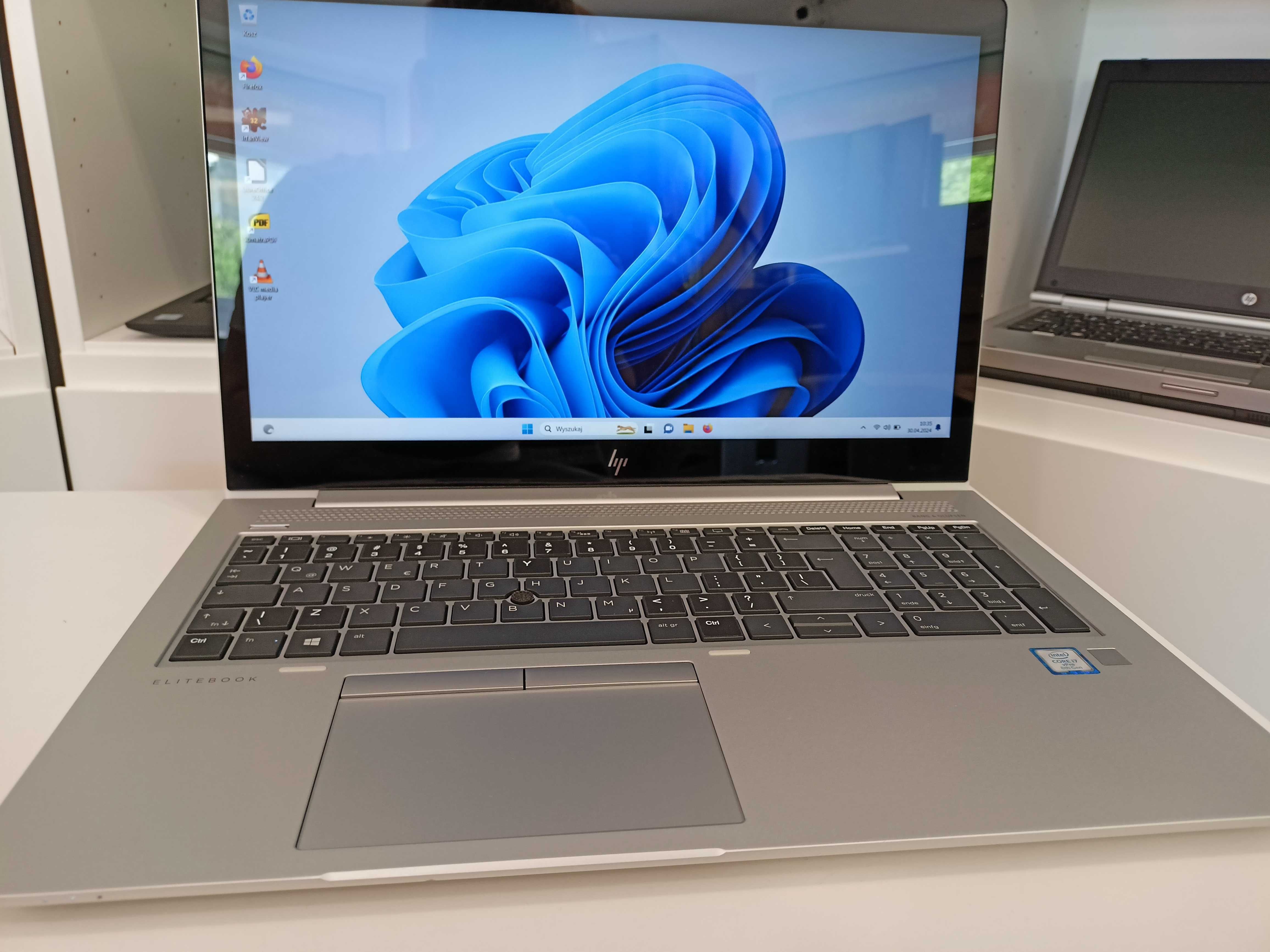 HP EliteBook 850 G5 i7-8850u 16gb 256gb DOTYK FHD usb-c FV23 RATY 0%