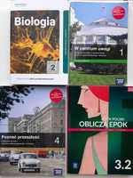 Podręczniki do  liceum i technikum (Biologia, historia, polski, WOS)