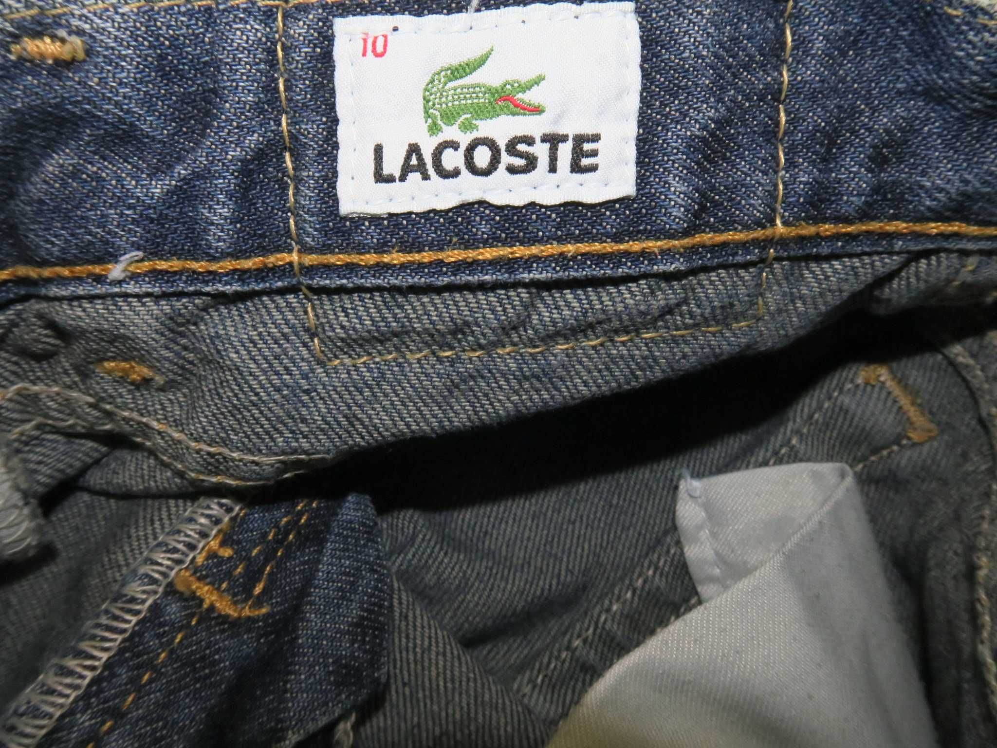 Lacoste spodnie jeansowe vintage 10 lat