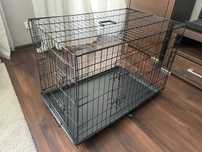 Klatka kennelowa NOWA dla Psa DUŻA BEZPIECZNA 91x57x65 kojec metalowy