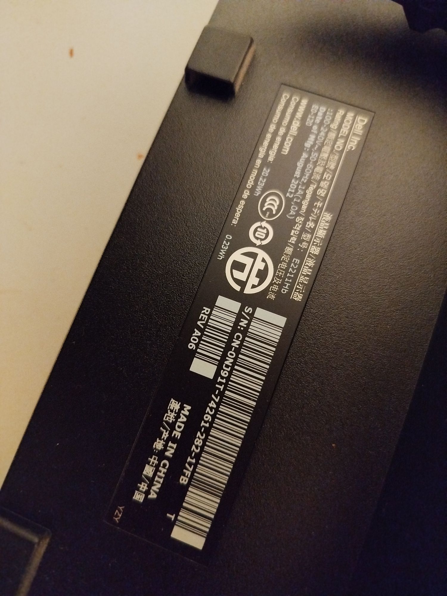 Monitor dell 21" cali