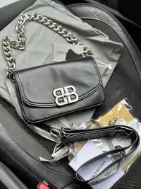 Сумка-клатч Balenciaga в натуральной коже(Баленсиага сумочка)