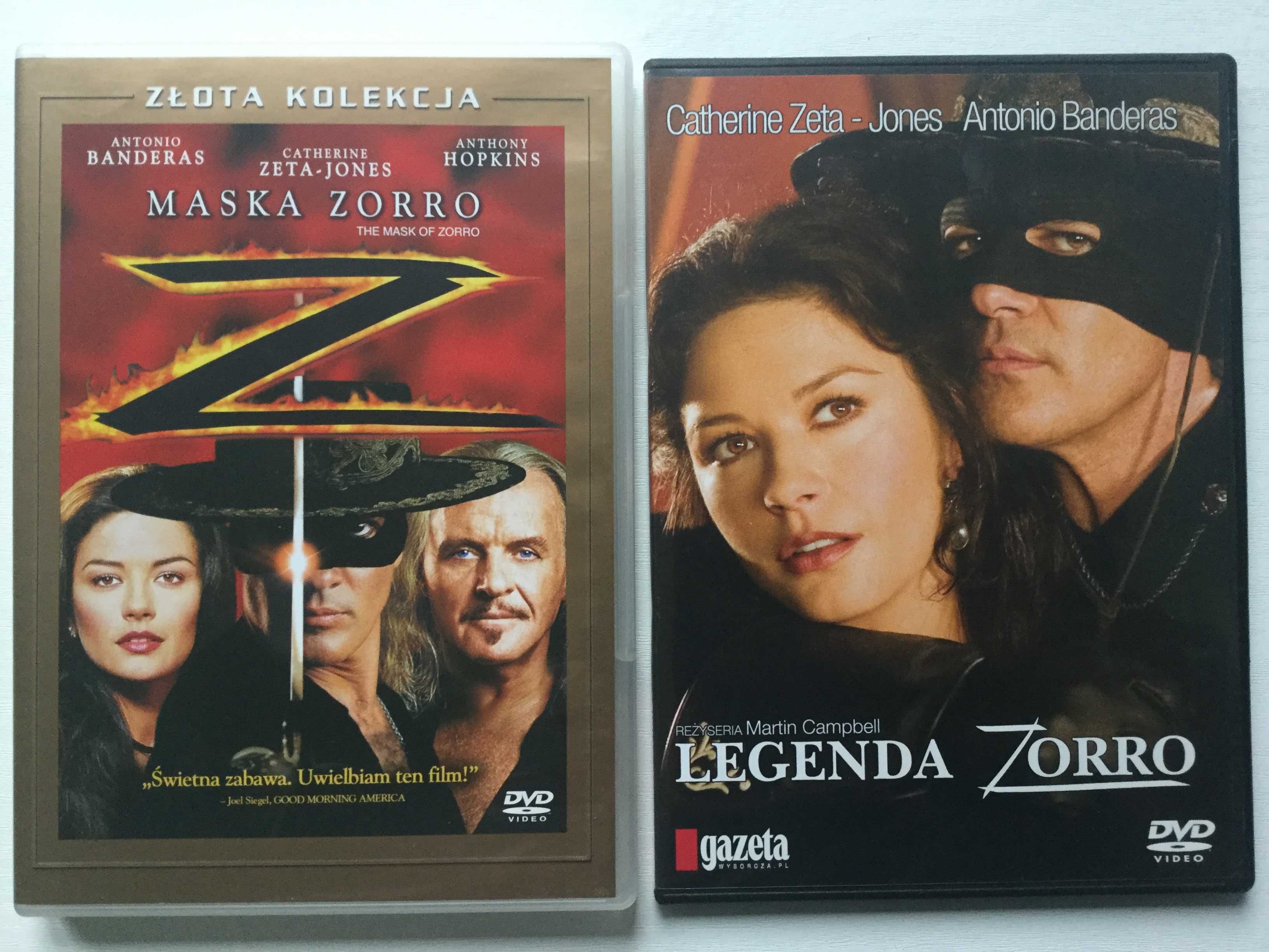 Maska Zorro (DVD napisy PL) + Legenda Zorro (DVD lektor i napisy PL)