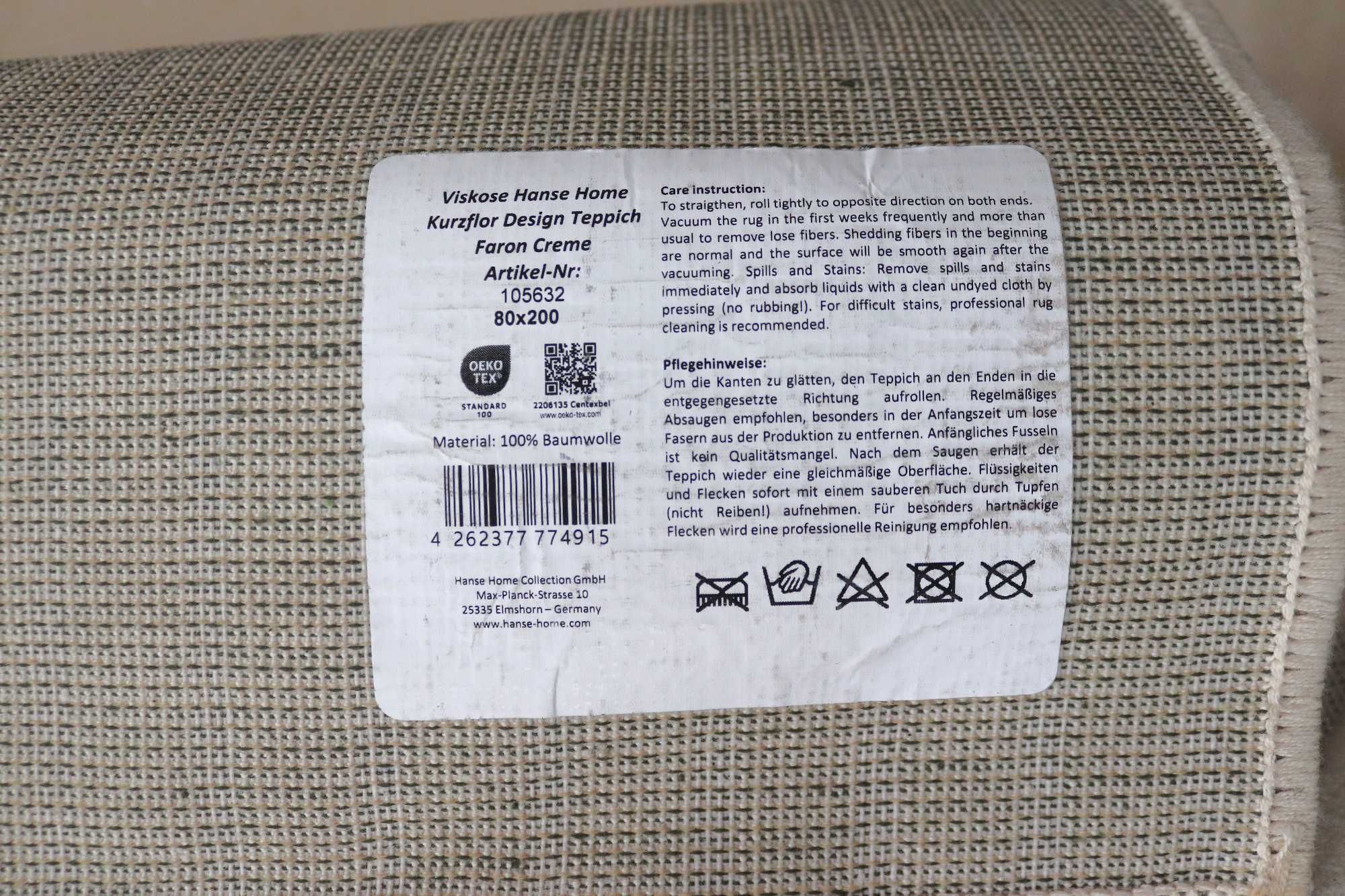 Skandynawski dywanik chodnik boho skandi Hanse Home faron 80×200 cm