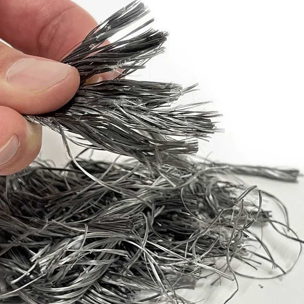 Фібра для бетону Polyex mesh збільшення міцності бетону ФИБРА