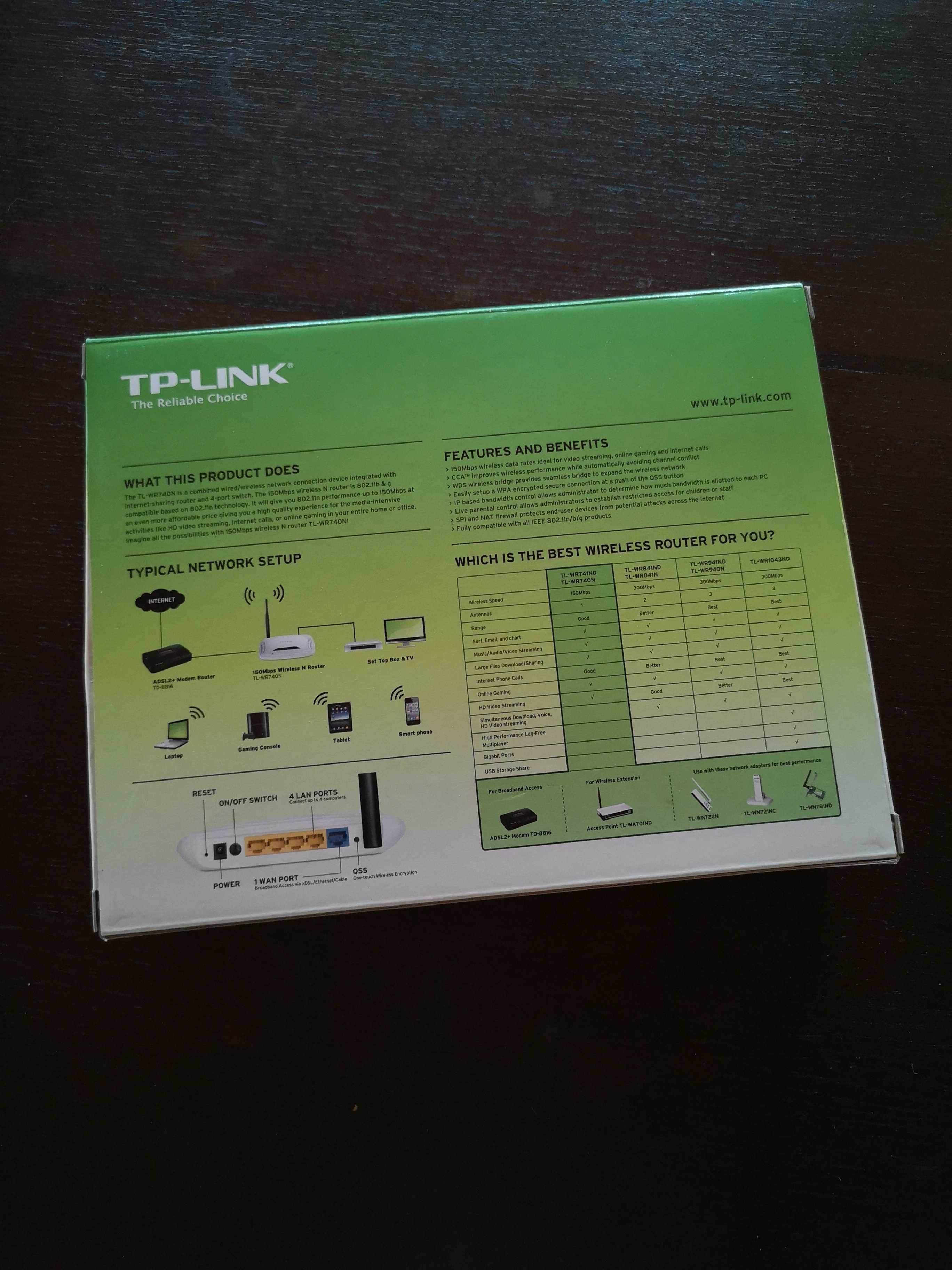 Router TP-Link TL-WR740N