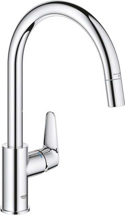 Bateria Kuchenna GROHE Start Curve Obrotowa 360° Chrom Jak Nowa #06487