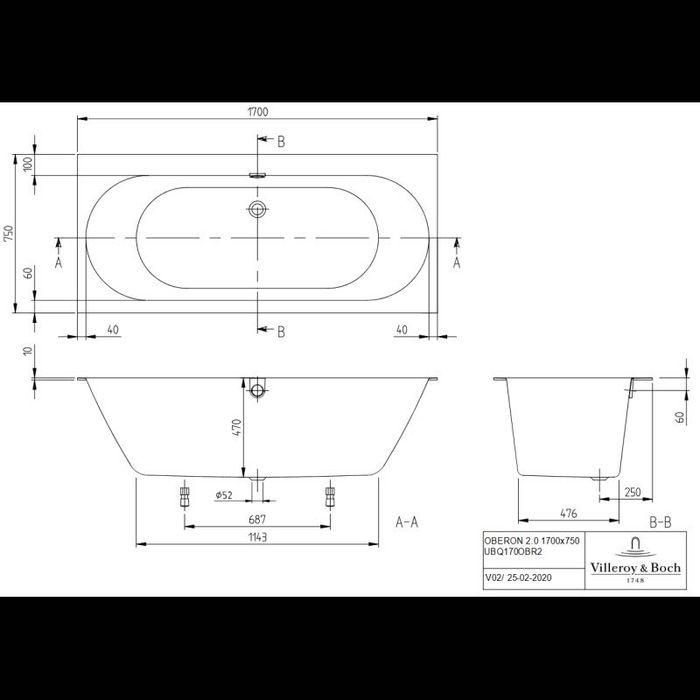Sprzedam nową wannę Villeroy & Boch