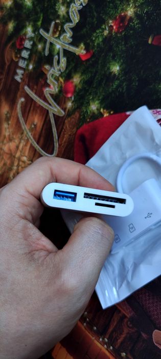 Картрідер 3 in 1 USB-C Card Reader на USB та SD/TF Card