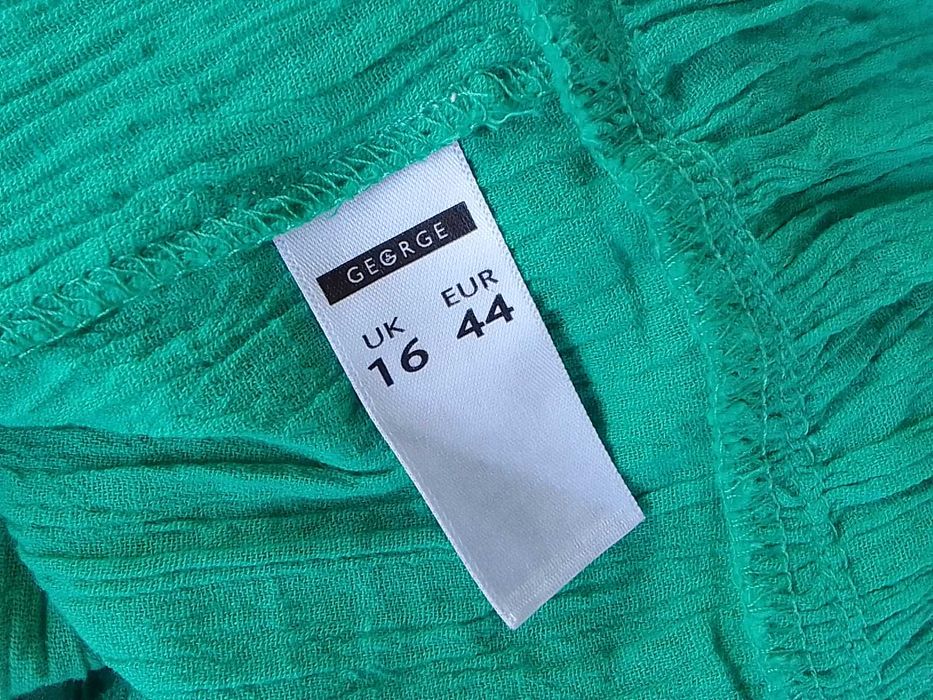 Długa bawełniana muślinowa sukienka 100% bawełna cotton L XL 2XL