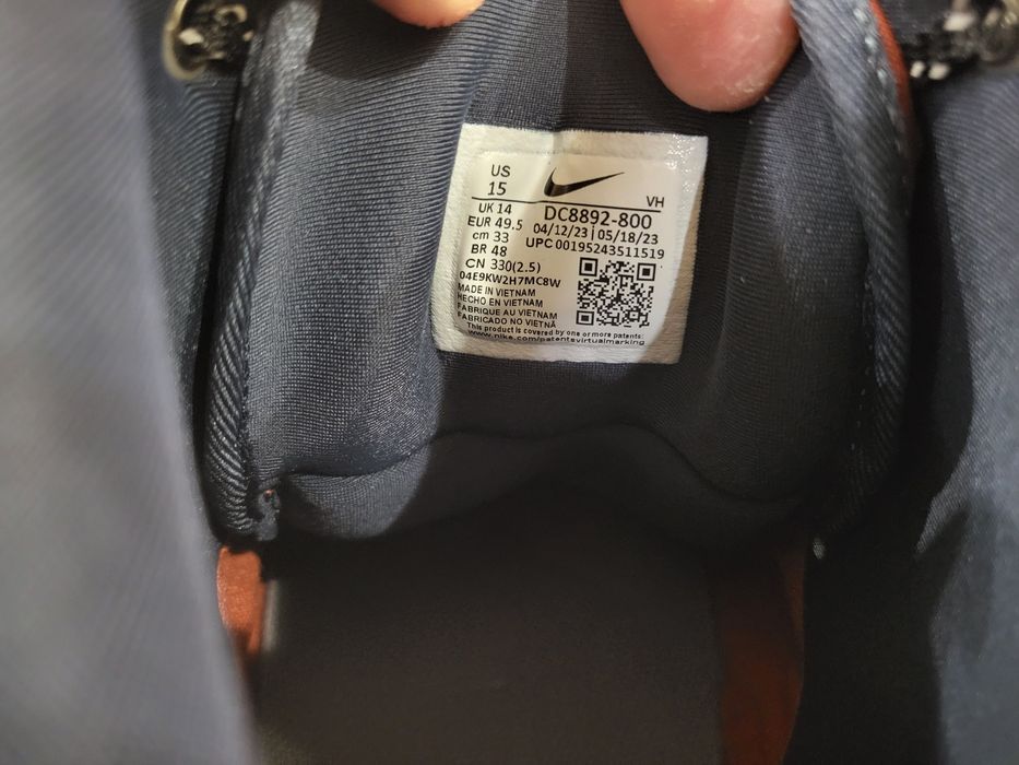 Оригінальні черевики Nike manoa leather розмір 49 us15