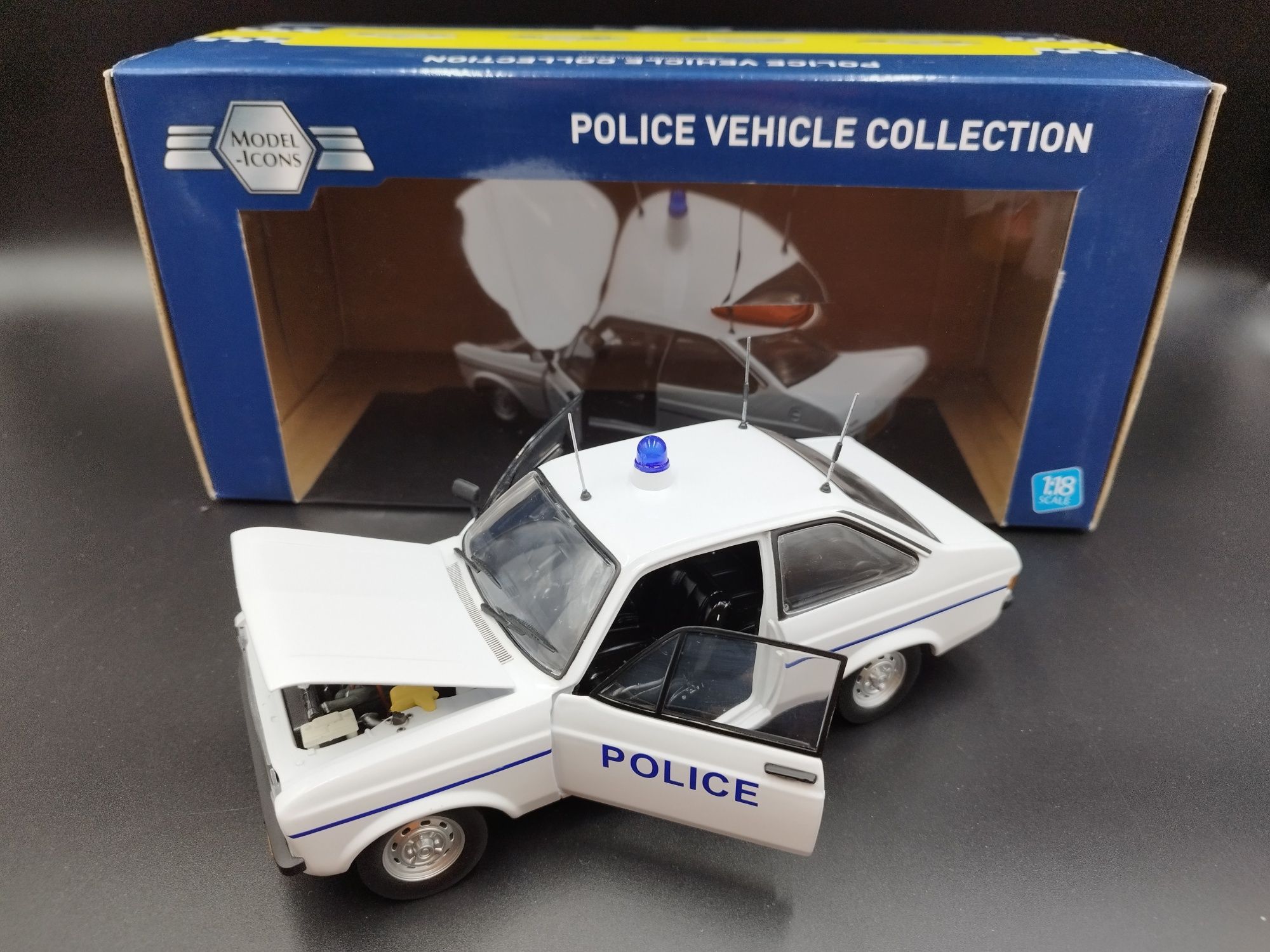 1:18 Model-Icons Ford Escort MK2 1L Thames Valley Police Model limit