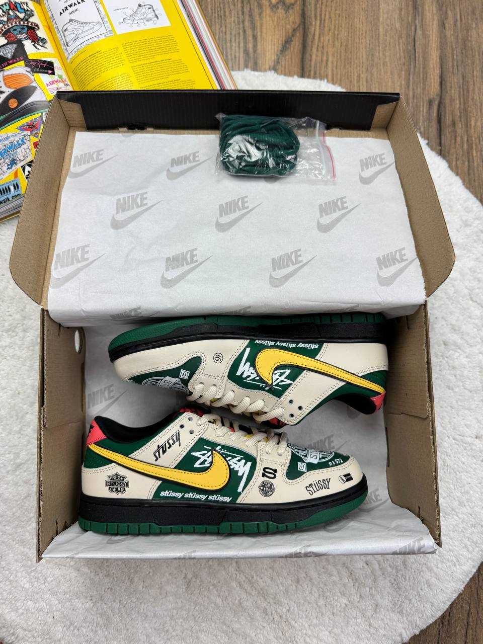 Мужские кроссовки Nike SB Dunk Low x Stussy "BMW M3" 40-46