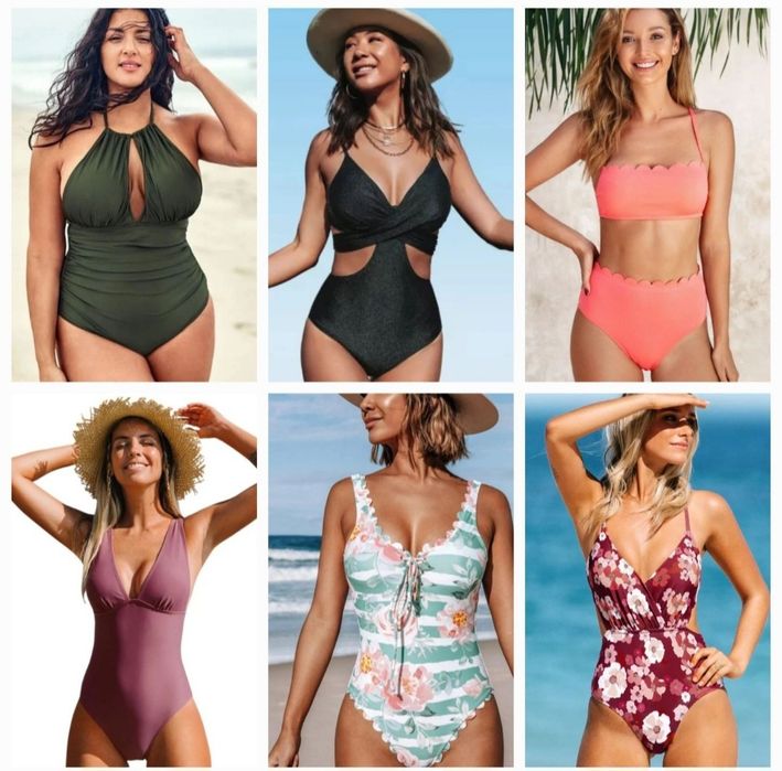 Оригінальні купальники Cupshe США, розм від XS до 3X оптом та роздріб