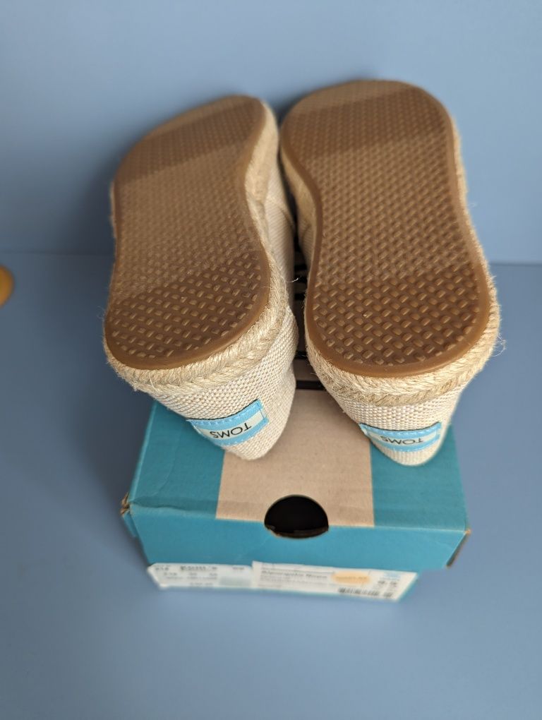 НОВЫЕ женские эспадрильи TOMS Alpargata Rope Beige EU37 US6.5
