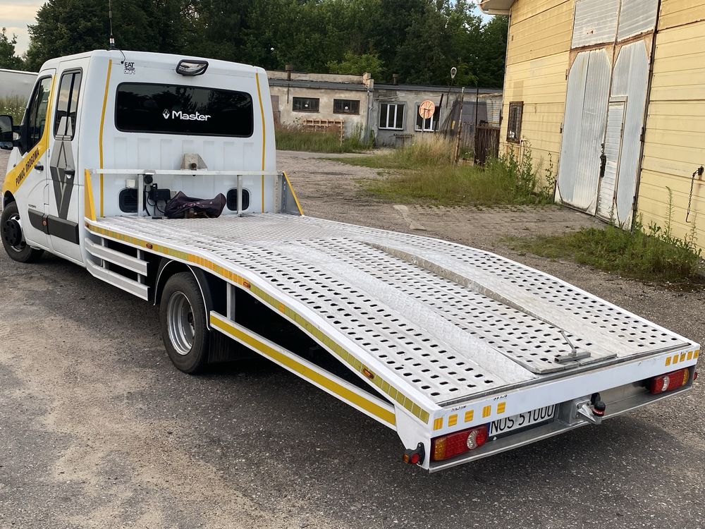 Renault Master AUTOLAWETA 2.3 RWD Dubel Blizniak 3,5T Hak Klima