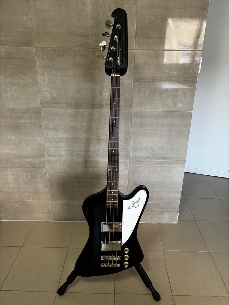 Baixo Epiphone Thunderbird 60s Bass, Ebony (Usado) - Excelente Estado!