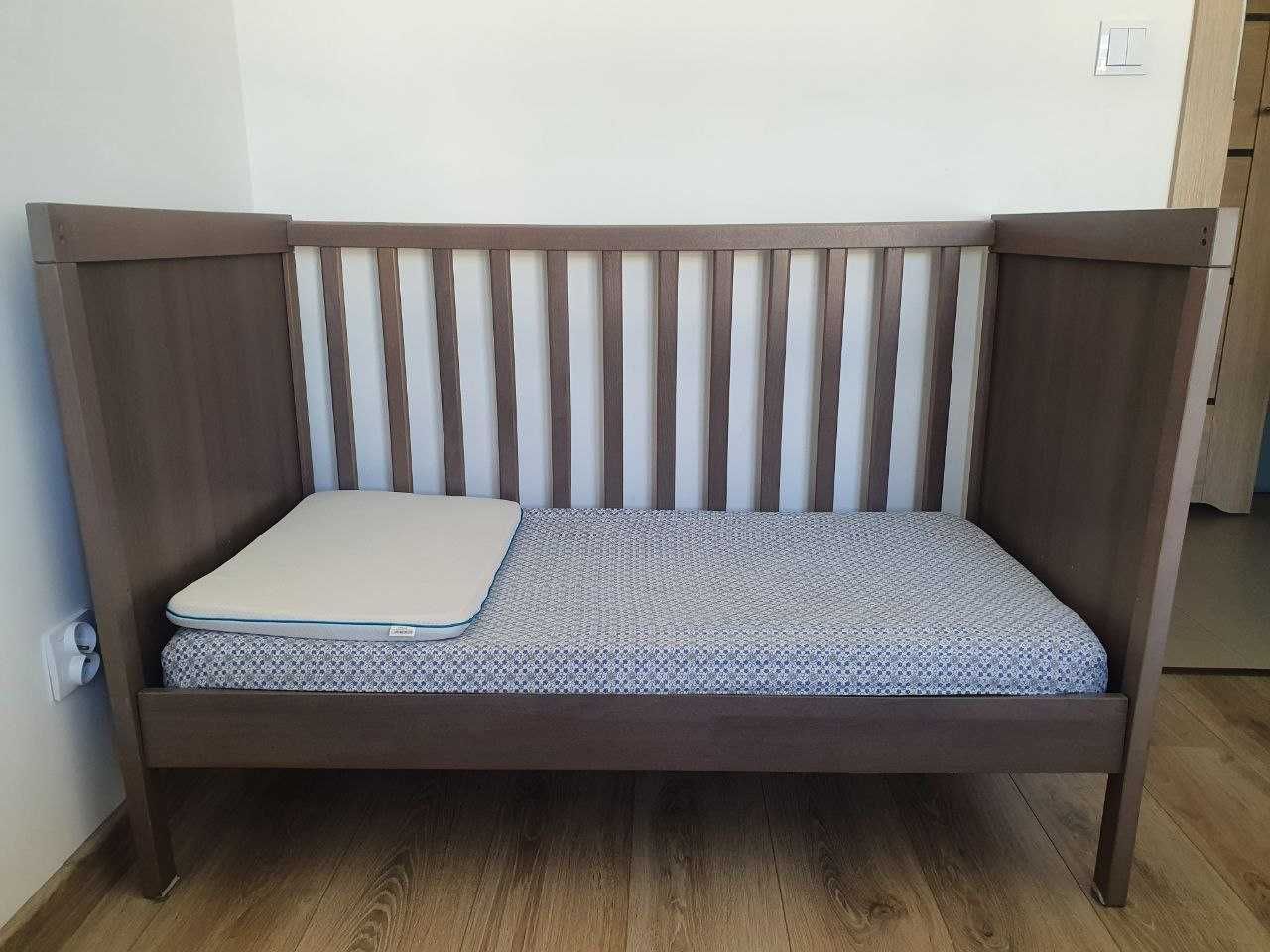 Łóżeczko dziecięce Ikea sundvik + materac + gratisy