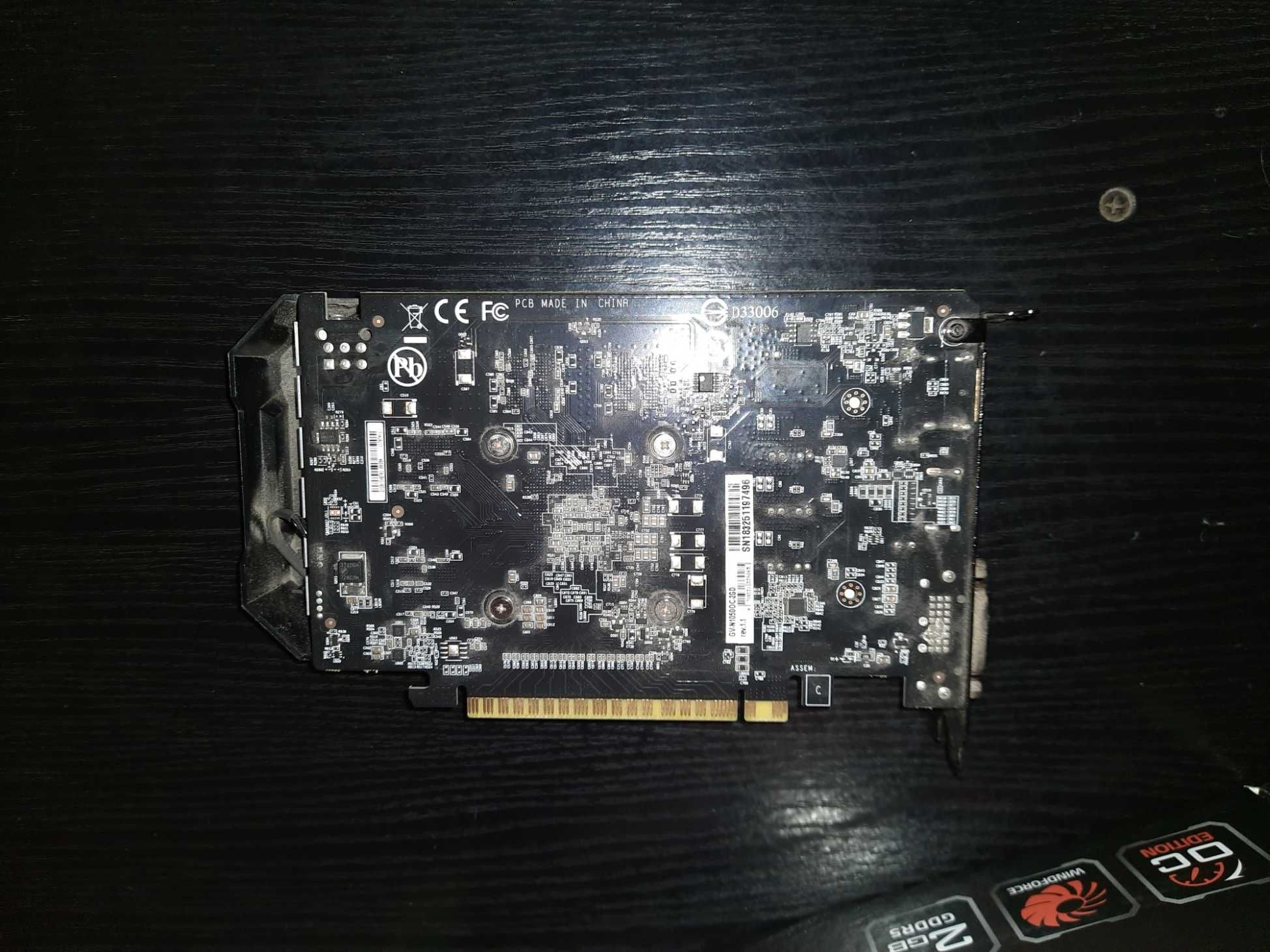 Игровая Видеокарта Gigabyte GTX 1050 2GB