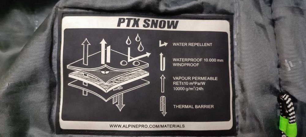 Куртка лижна Alpine Pro 10k/10k PTX