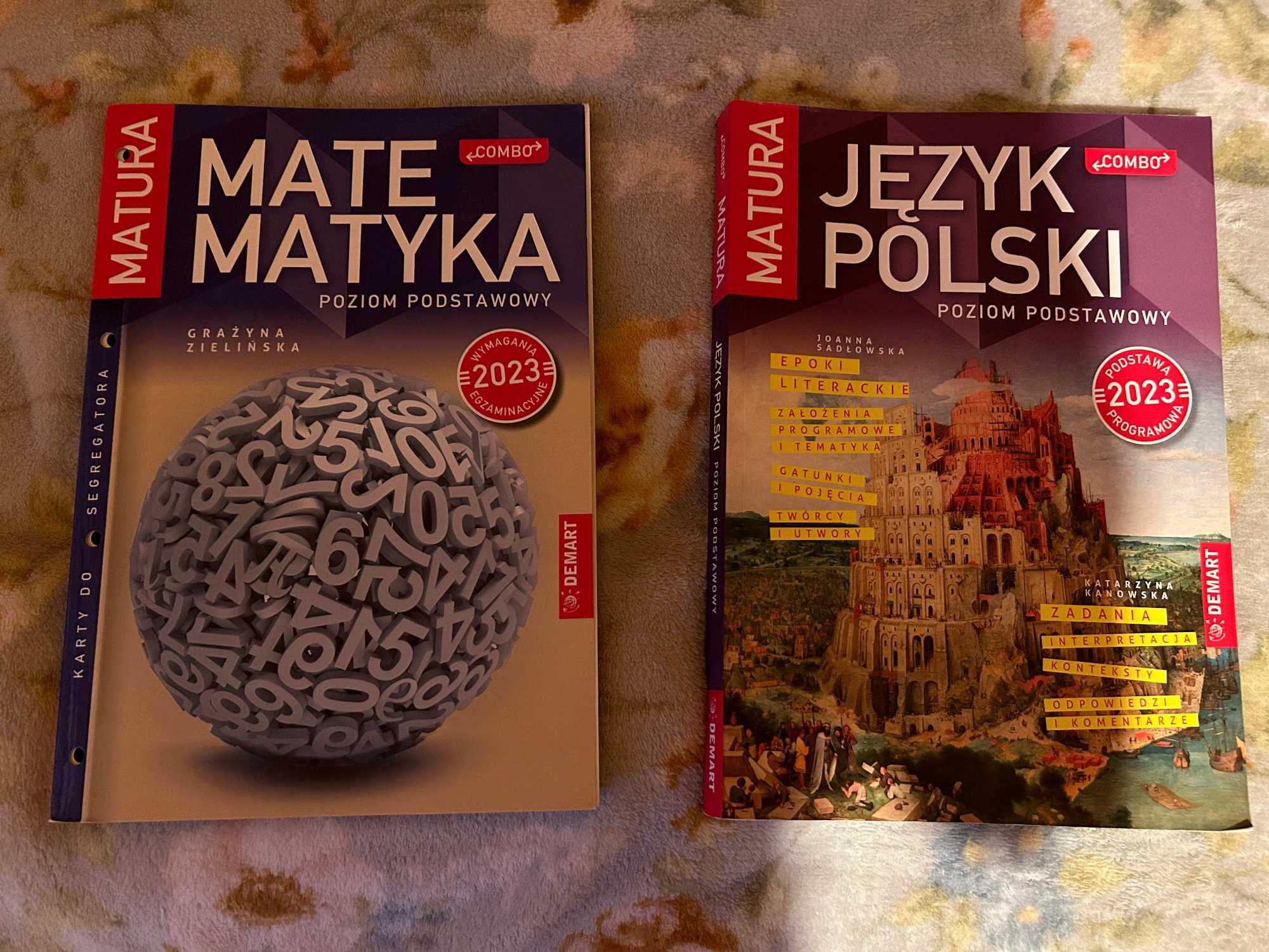 książki do matury matematyka język polski demart