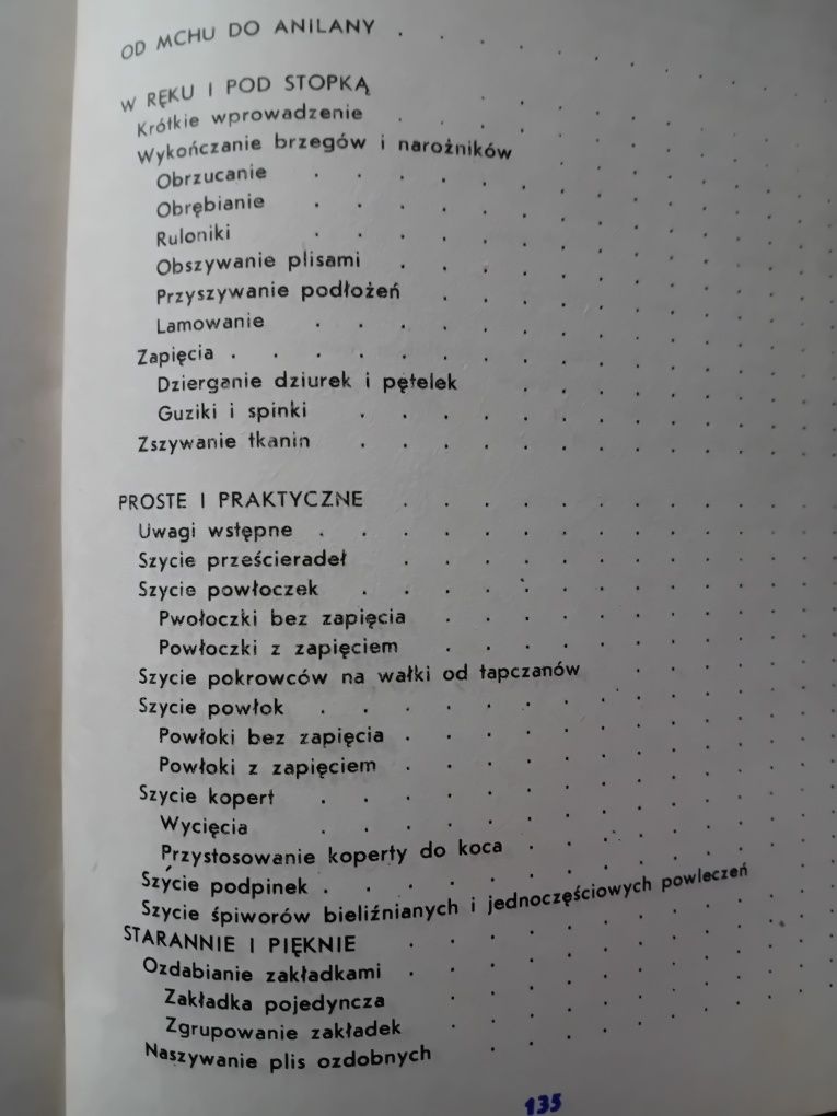 "Szycie bielizny pościelowej "Jadwiga Issat