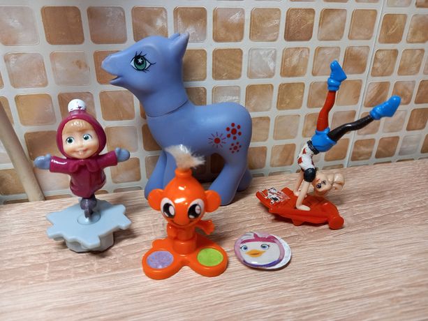 Лот игрушки фигурки киндер Маша Харли Квинн пони детские
