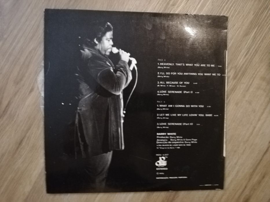 Vinil Barry White - otra forma de decir "te quero"