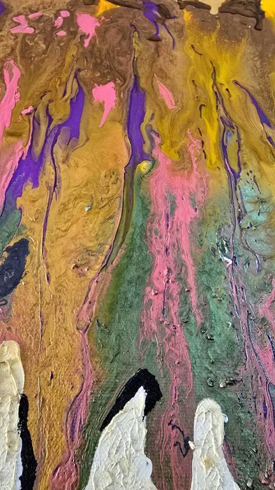 Quadro pintado a mão