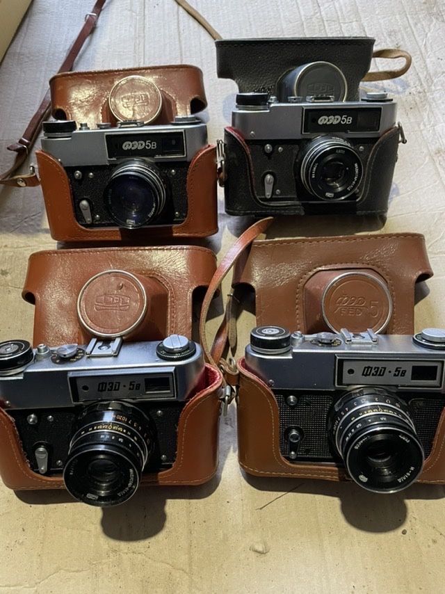 Фотоаппараты ФЭД 5 в рабочем состояние