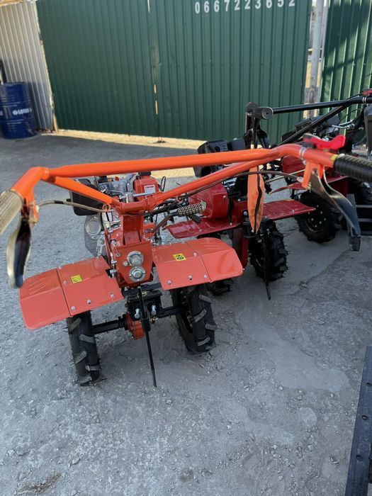 Мотоблок бензиновий 7 к.с. 168F  дизельний 6 к.с. 178F Zubr Зубр