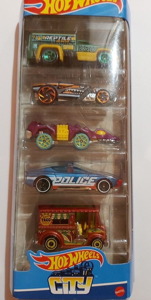 Resoraki Hot Wheels CITY wersja nr 2 (5 pack)