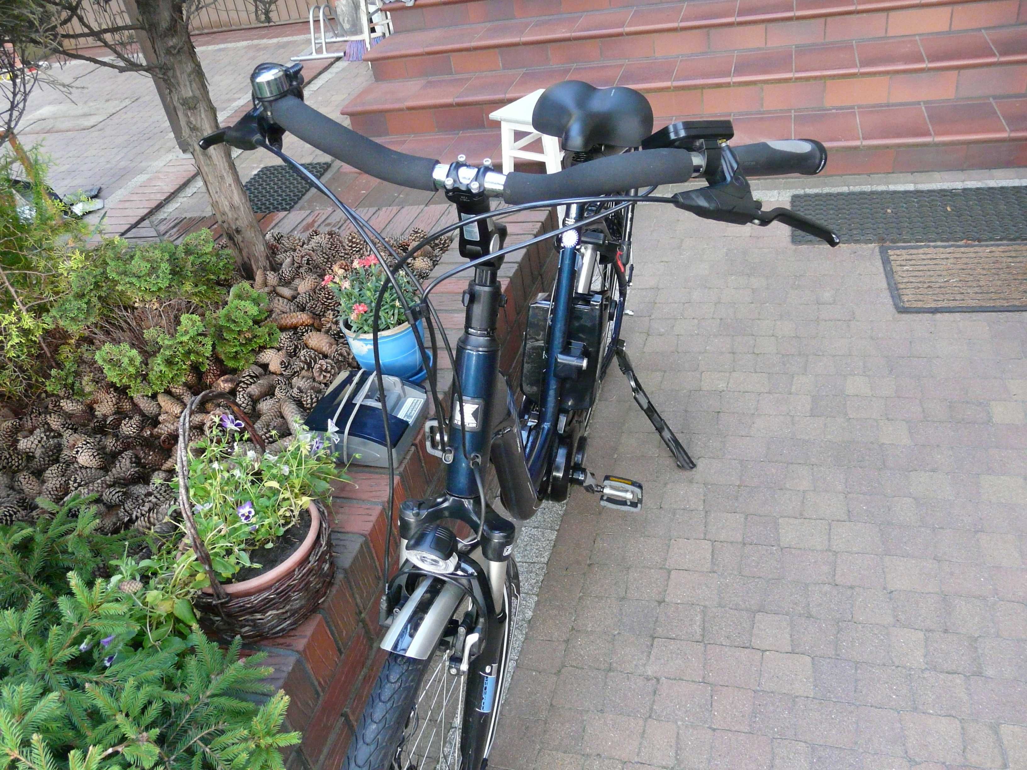 Rower elektryczny KETTLER City Comfort 28"/55 -ładny sprawny Germany