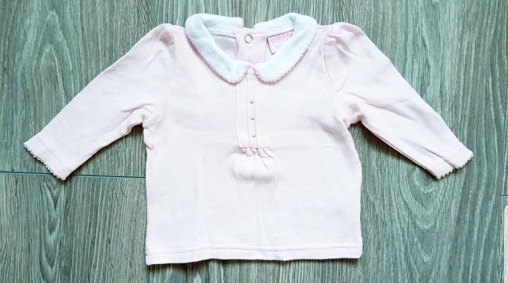 Bluzka z długim rękawem, Rock-a-Bye baby, rozmiar 0/3 miesiący.