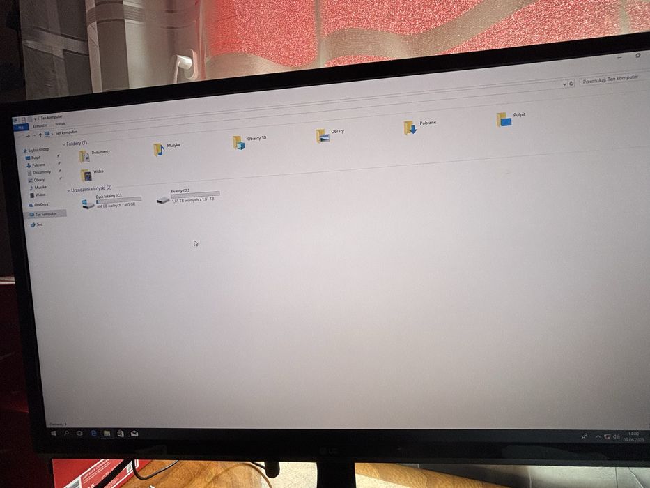Komputer+monitor/gtx1050ti/i5-8400/ddr4-16gb/ssd m.2-500gb/hdd-2tb