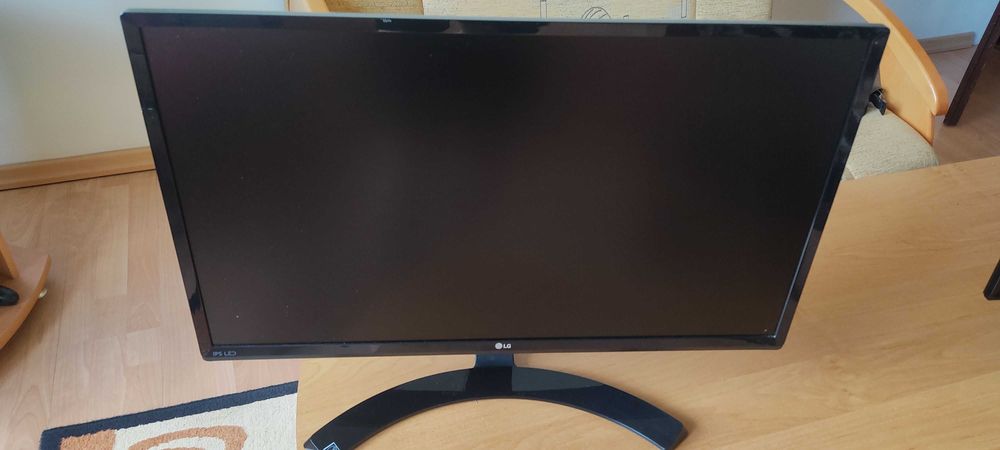 Monitor 24 cale IPS LG 24MP58VQ-P czarny 1920 x 1080 FullHD DVI HDMI