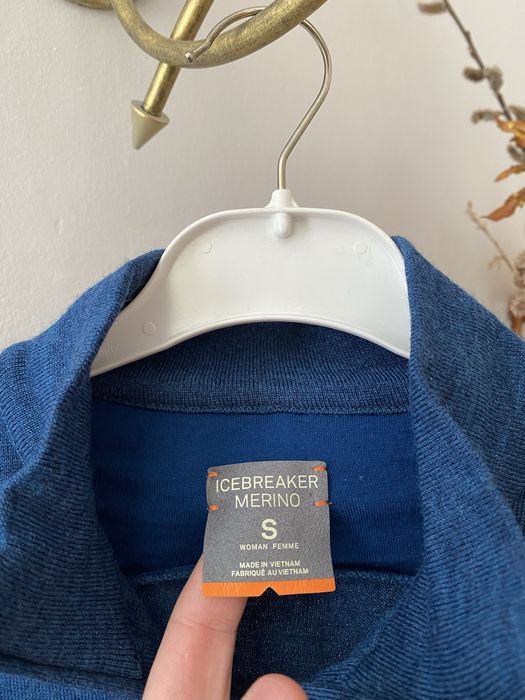 Термокофта, лонгслів Icebreaker Merino Wool 320 Longsleeve Half Zip