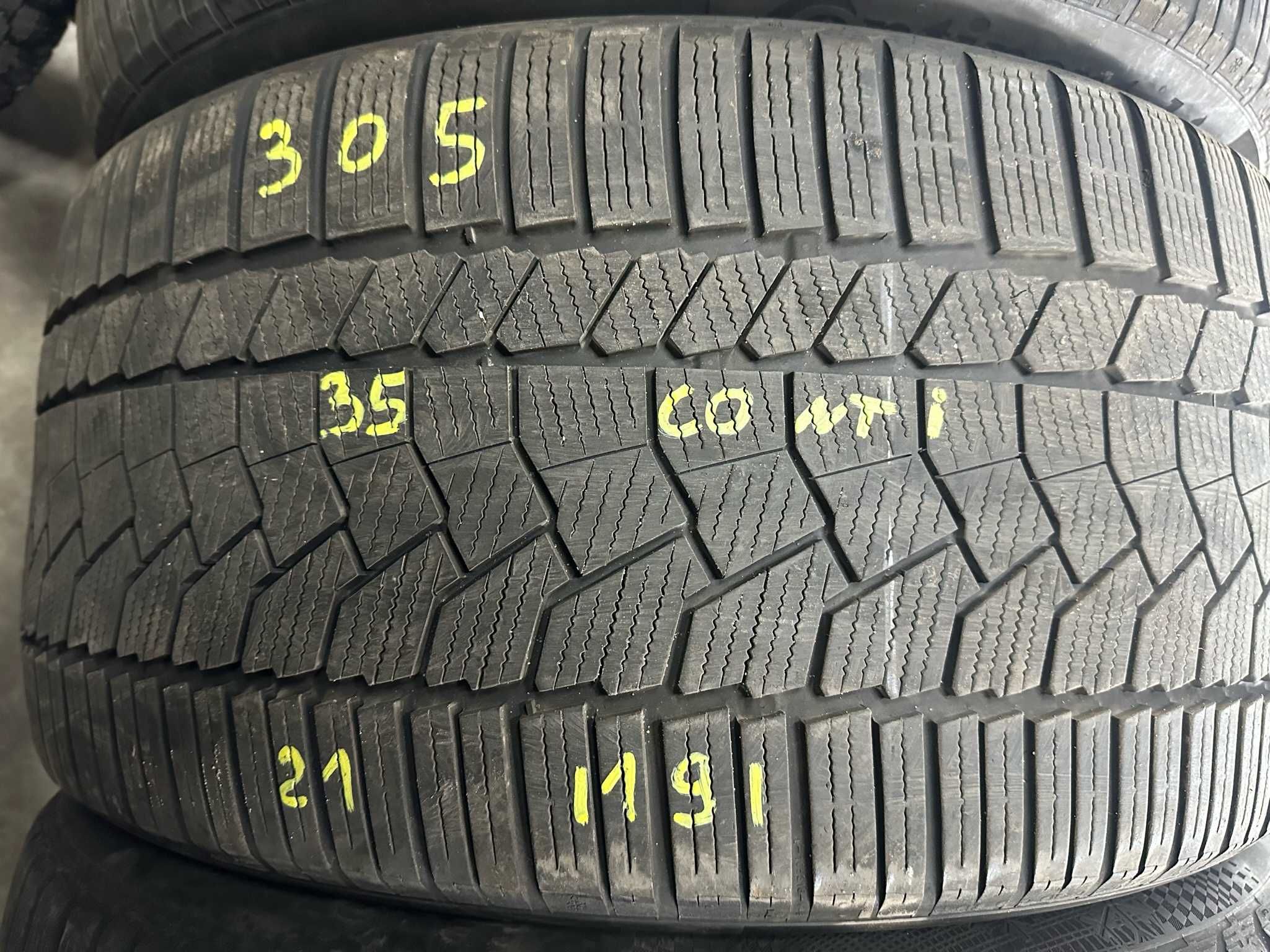 2X OPONY ZIMOWE 305/35R21 109V CONTINENTAL TS860S N0 2019Rok 4.5 - 6mm