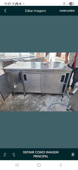 Bancadas em inox varias medidas
