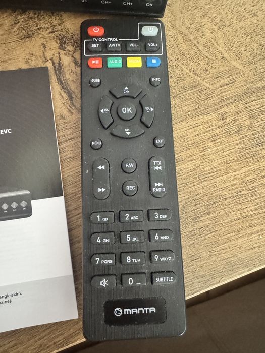 Tuner DVB-T2 Manta DVBT024PRO – Nowy, sprawdzony, 100 zł!