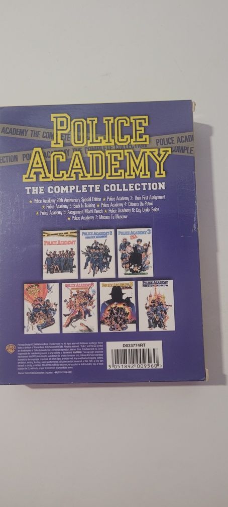 Film Akademia Policyjna Kolekcja płyta DVD