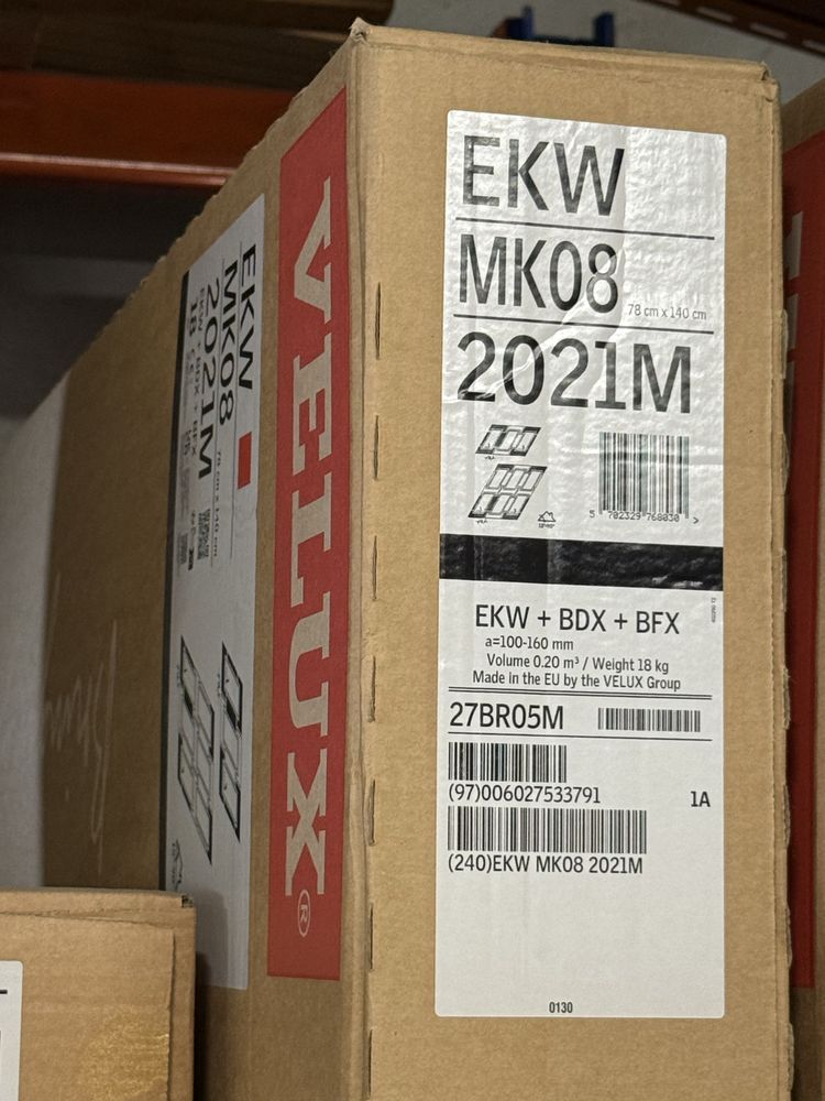 VELUX EKW MK08 2021M 78x140cm ——1szt